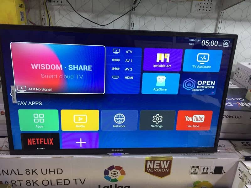 GRAND SALE LED TV 32" INCH SAMSUNG ANDROID 4K UHD 2024 NEW MODL 2
