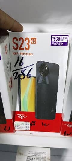 ITEL S23 16/256 BOX PACK OFFICAL WARRANTY WALA PACK MOBILE