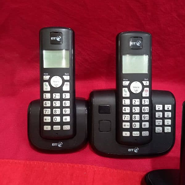 twin Wireless intercom with landline 8