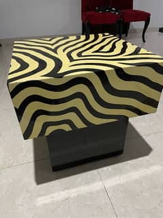 Zebra Center and side tables