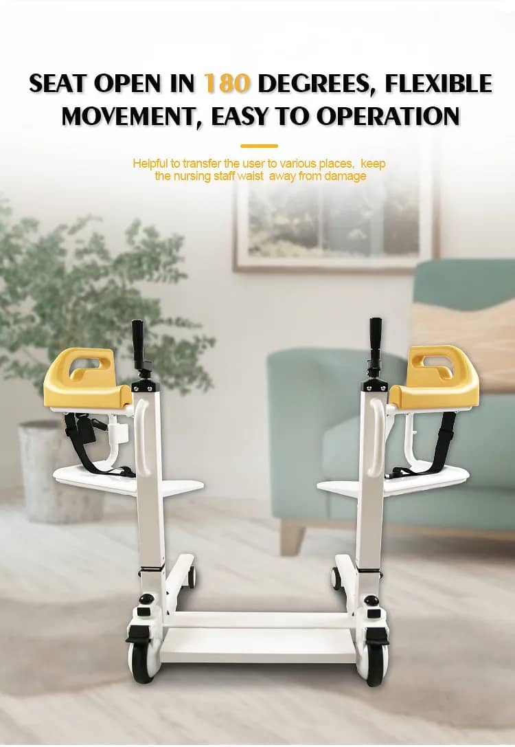 Much Wider -51cm Imported Patient Lift & Transfer chair For Patient 3