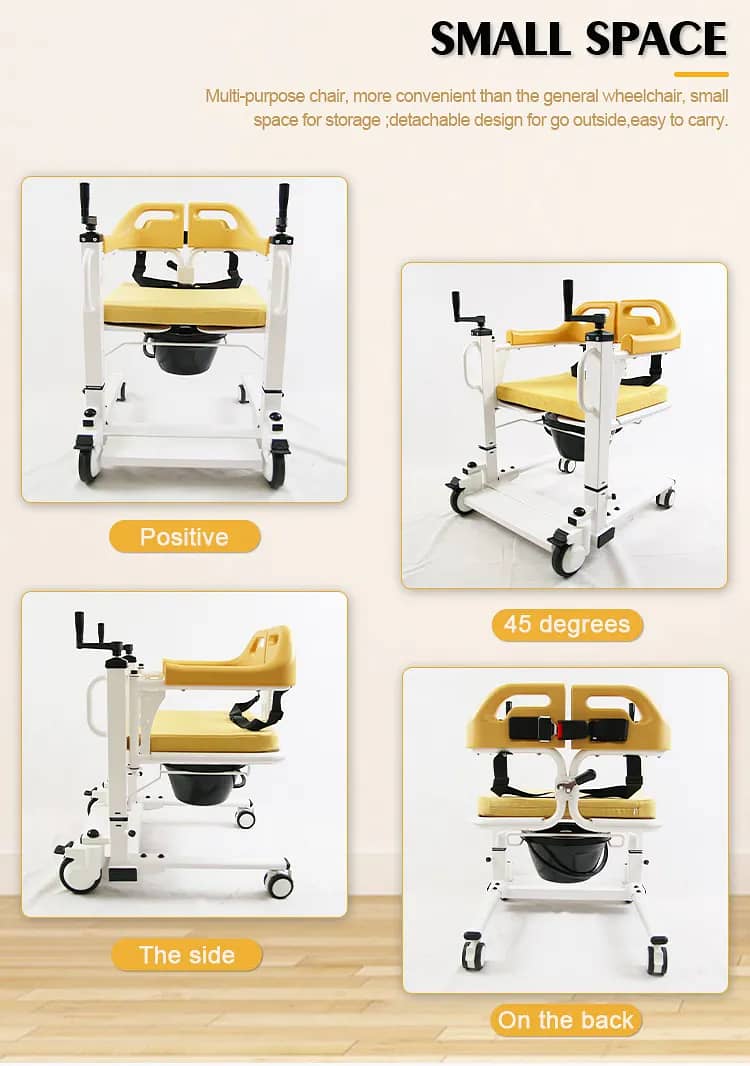 Much Wider -51cm Imported Patient Lift & Transfer chair For Patient 4