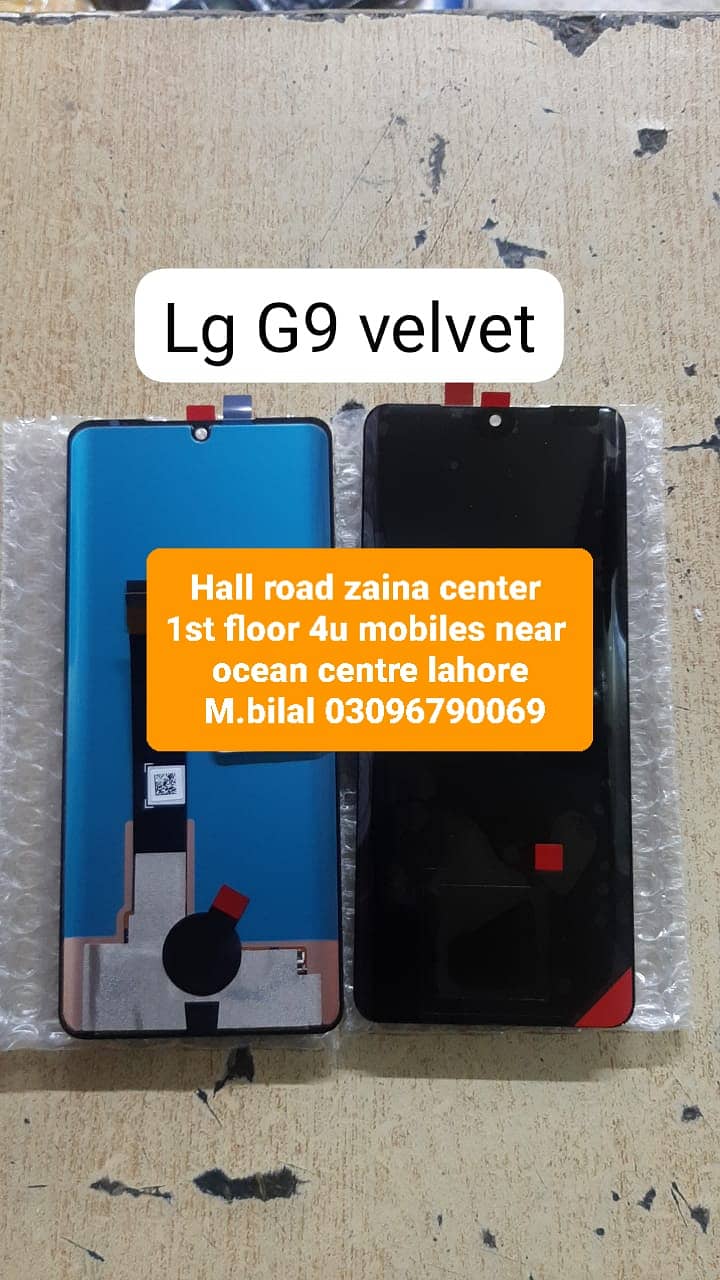 LG VELVET and G8X original super Amoled  other models also available 1