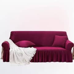 Turkish Sofa Cover/ Frill Sofa Cover, Mesh Fabric