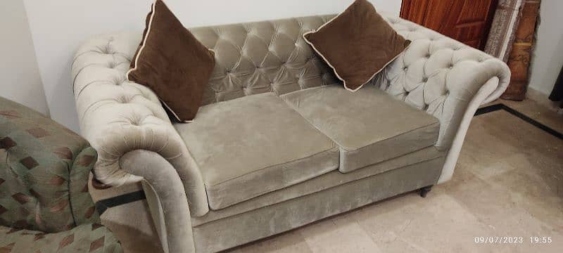 sofa set for sale in good condition 3