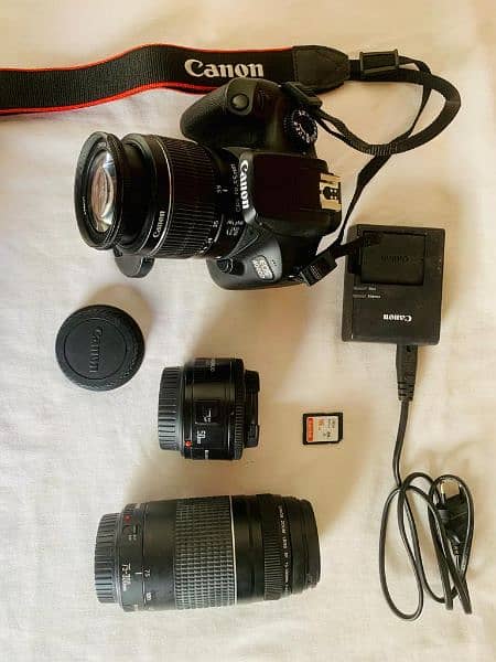 Canon DSLR Camera EOS 4000D with 2 Extra Lenses 1