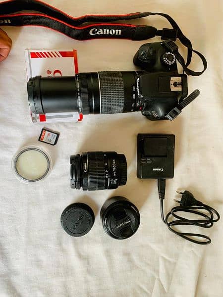 Canon DSLR Camera EOS 4000D with 2 Extra Lenses 12