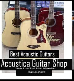 Quality guitars collection at Acoustica guitar shop