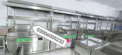 shawarma counter Fast food machinery pizza oven fryers