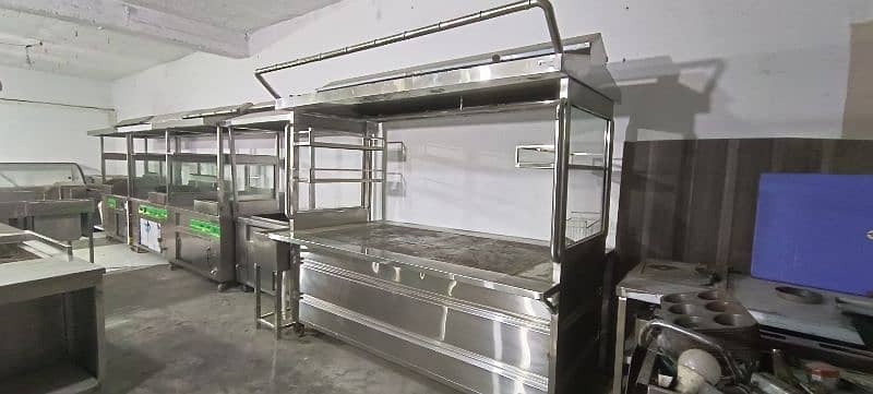 shawarma counter Fast food machinery pizza oven fryers 1
