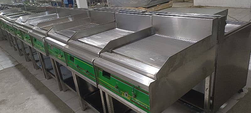 shawarma counter Fast food machinery pizza oven fryers 9