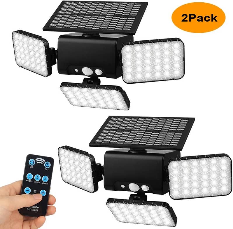 2packs Mpow Solar Lights Security Outdoor Lights Motion Sensor Light 17