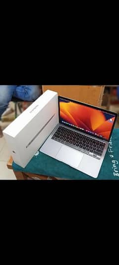 MacBook Air 2020 Core i3 8GB 256GB Space Grey & Gold Color With Box