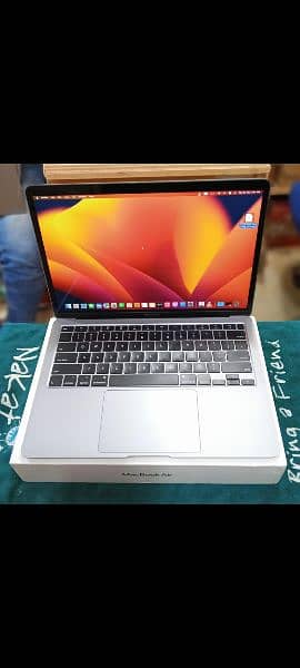 MacBook Air 2020 Core i3 8GB 256GB Space Grey & Gold Color With Box 9
