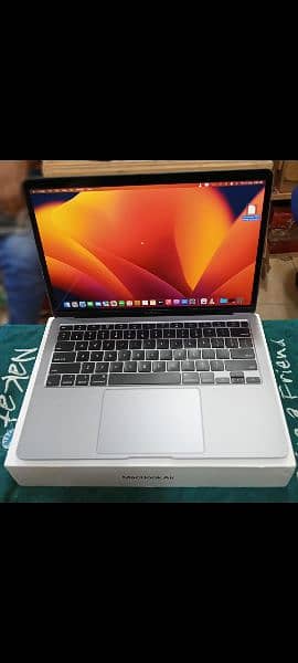 MacBook Air 2020 Core i3 8GB 256GB Space Grey & Gold Color With Box 15