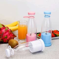Portable electric blender and juicer 350ml rechargeable