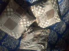 3 cushions with cover