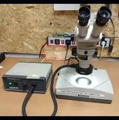 Olympus stereo Microscope SZ-11, camera, light source