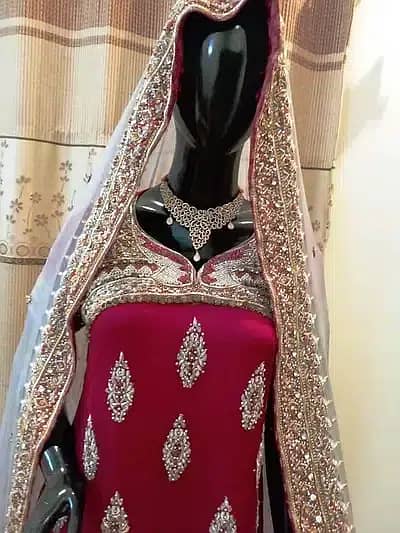 BEAUTIFUL Wedding(Shadi) Dress Red Color & Golden Color Combination 1