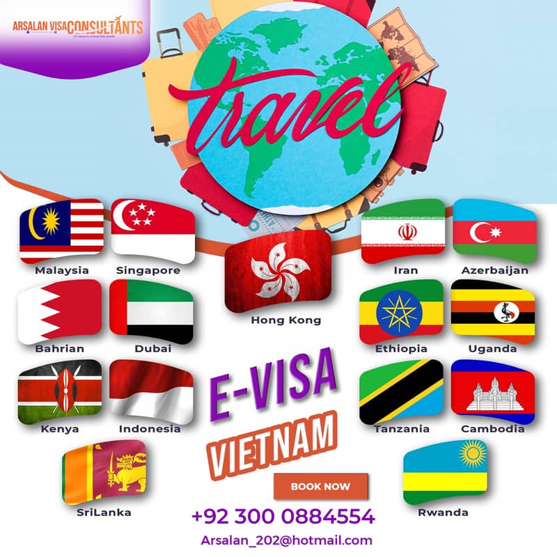 E Visa Sticker Visa Available Arsalan Visa Consultancy 0