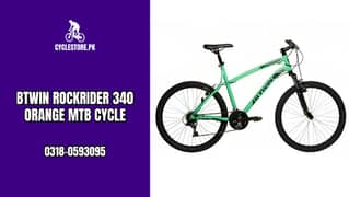 Btwin Rockrider 340 Green MTB Cycle