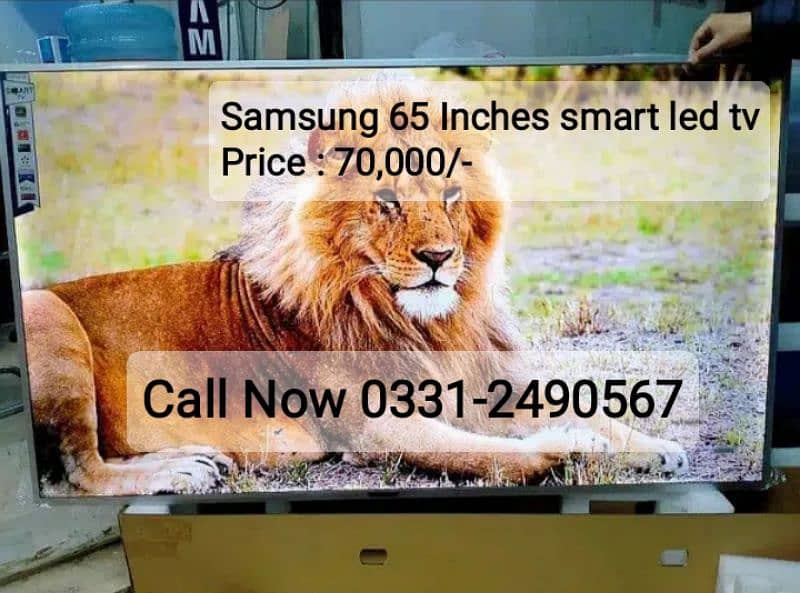 BUY NOW 65 INCHES SMART SLIM LED TV HD FHD 4K TV ALL SIZE AVAILABLE 2