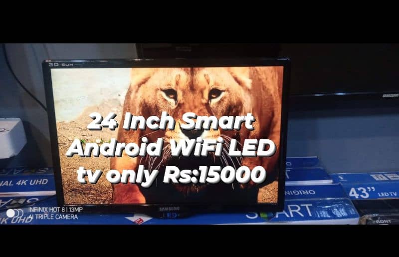24" to 75" Inch Smart Android Wifi brand new Led tv YouTube 2