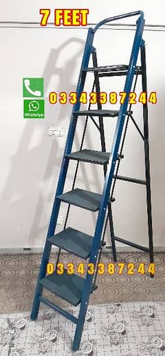 Iron Folding Ladder 6 Step  Heavy Quality