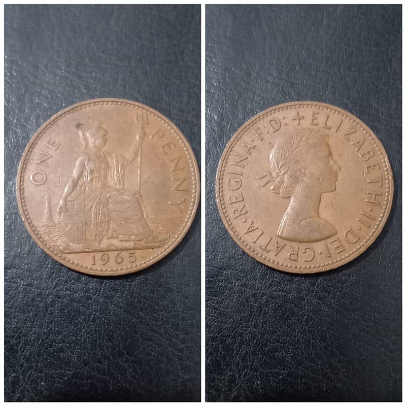 10 different years penny coin 2