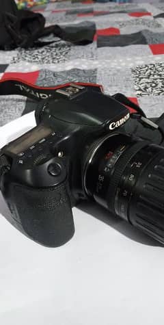 canon 60D camera and lens.
