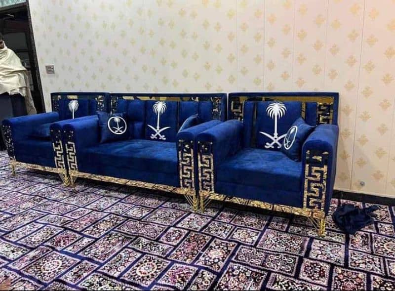 L shape sofa/Saudi Majlis/Arabic majlis /Arbi Sofa/stylish majlis 12