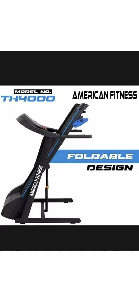 American Fitness Motorized TreadMiLL TH 4000 DC Motor free delevery 7