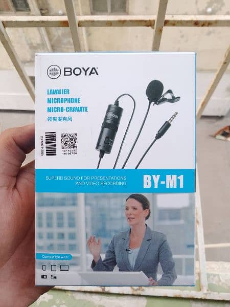 Boya BY-M1 Directional Lavalier Microphone mic 0