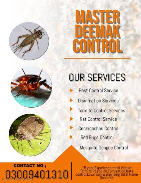 termite(دیمک ) control pest comtrol Dengue Spray and Fumigation spray 4