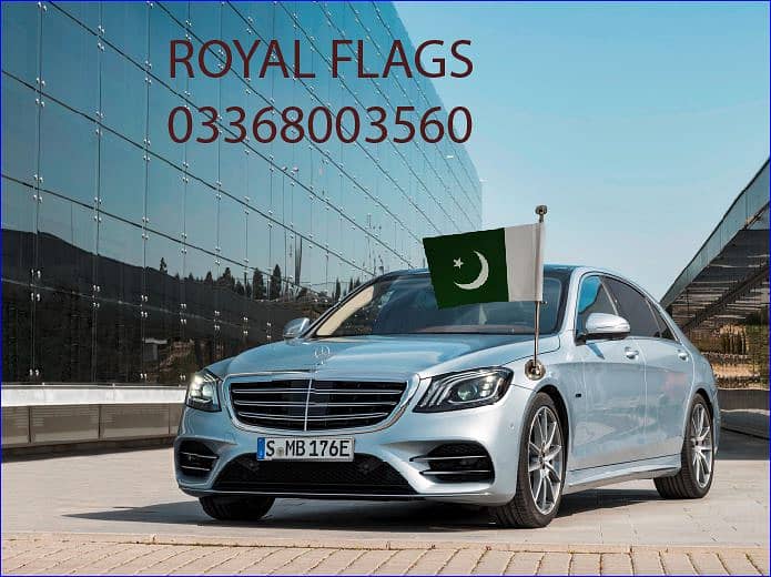 Diplomat Car Flag pole for & Pakistan Flag for car, from Lahore 0