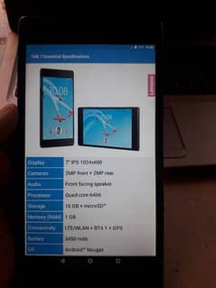 Lenovo Tablet 1GB/16GB TB-7304X 0