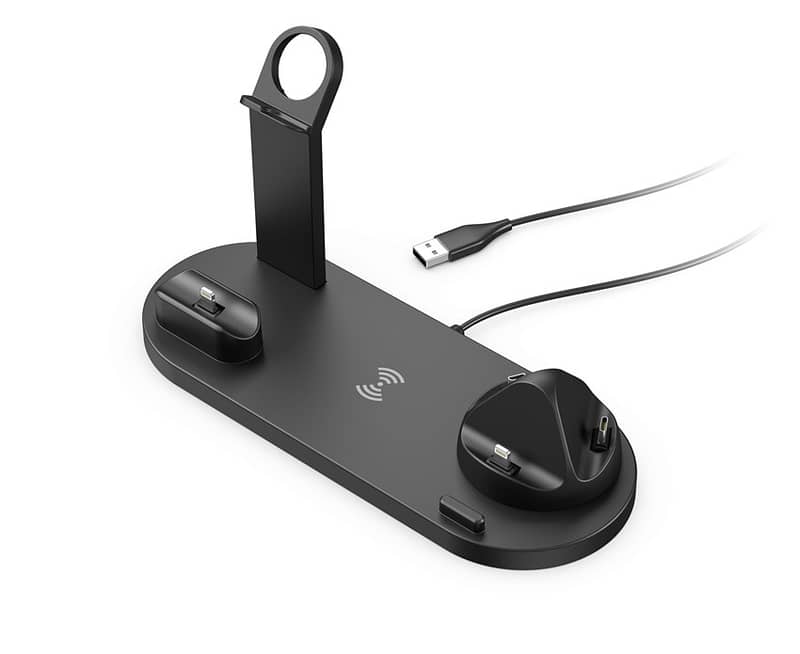 Wireless Charger Stand Pad Fast Charging Dock. 0