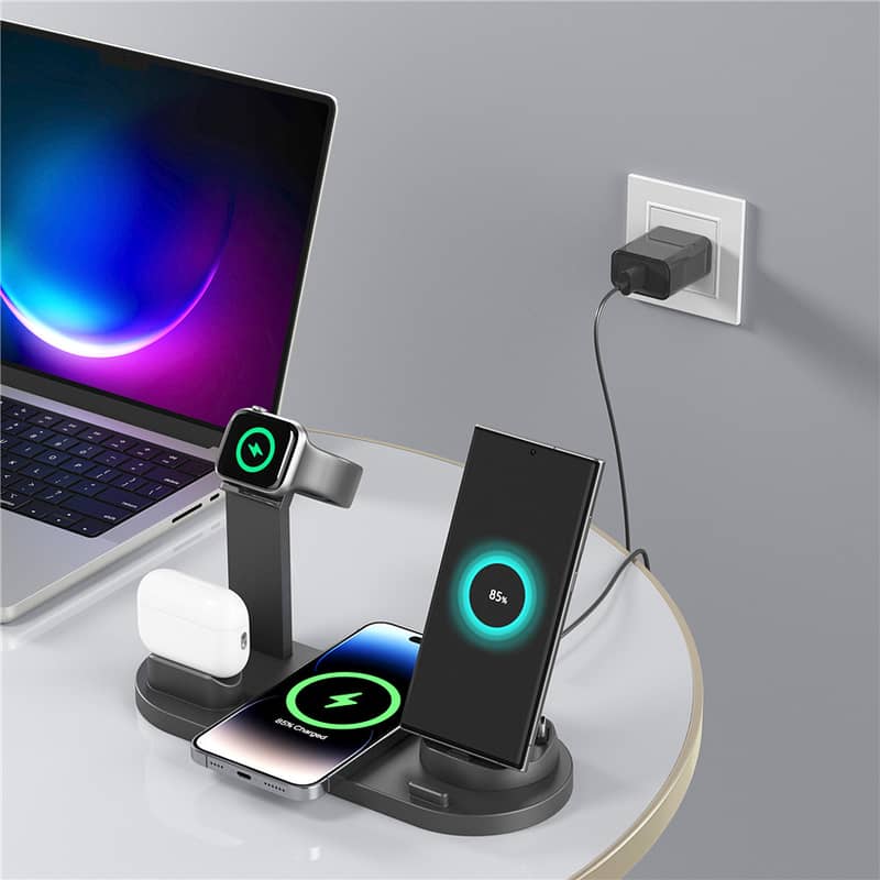 Wireless Charger Stand Pad Fast Charging Dock. 2