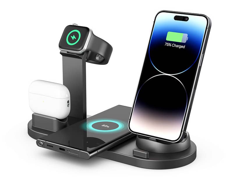 Wireless Charger Stand Pad Fast Charging Dock. 16