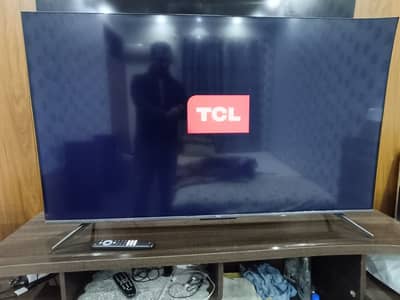 TCL 55" UHD Android led tv in warranty