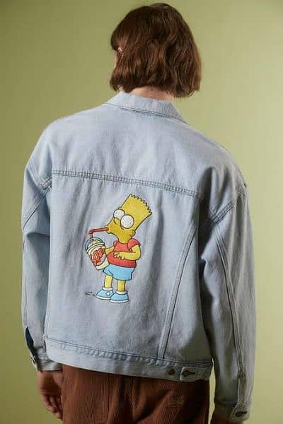 Levi’s X The Simpsons Bart Trucker Men Jacket Size Medium 2