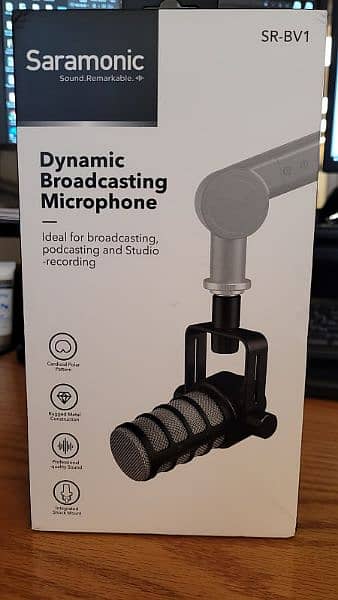 Saramonic Rode Microphone for Broadcasting Voice over,Podcasting
Mic 5
