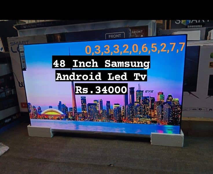 48 Inch + All sizes Smart Led tv android wifi YouTube brand new Led 3