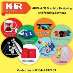 ALL KIND OF GRAPHICS DESIGNING AND PRINTING SERVICES