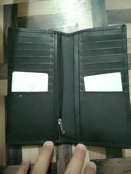 JAFER Jess men's wallet black colour pure lather 1
