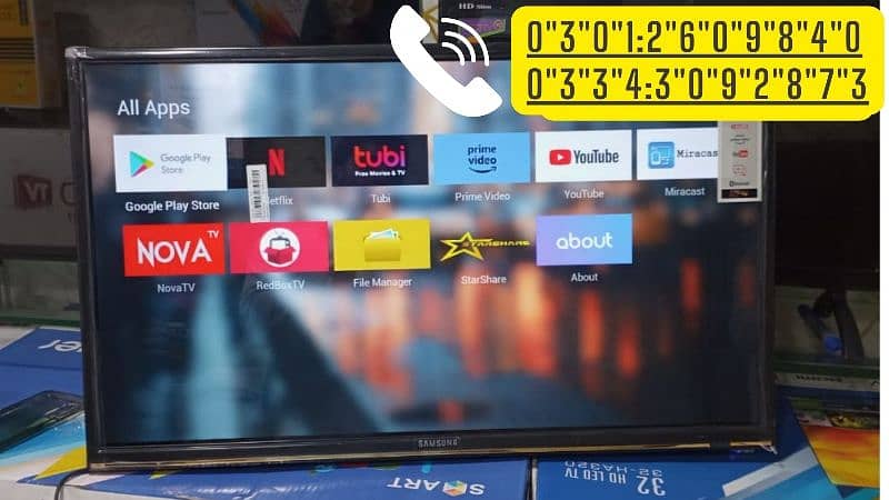 32 INCH SMART LED TV WITH ANDROID AND MOBILE WIRELESS DISPLAY OPTION 3