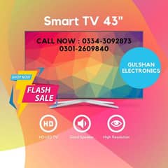 BEDT OFFER 43 INCH SMART LED TV BORLESS N WITHOUT BORDER AVAILABLE