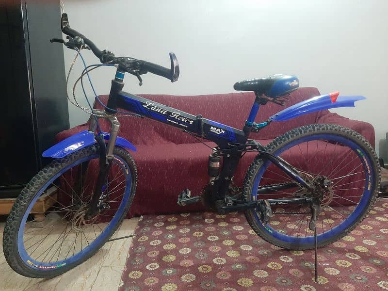 Foldable, Land Rover Cycle, Blue , Shimano Gear Cycle 0