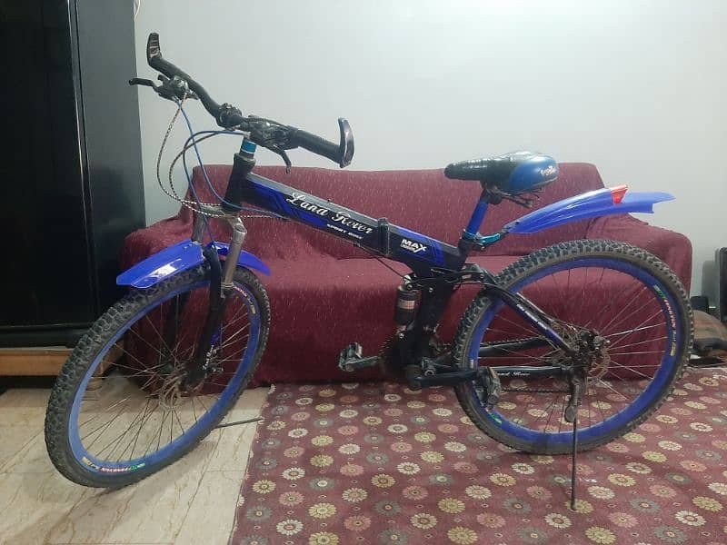 Foldable, Land Rover Cycle, Blue , Shimano Gear Cycle 1