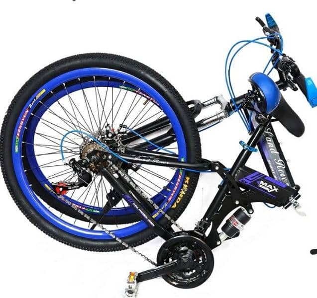 Foldable, Land Rover Cycle, Blue , Shimano Gear Cycle 2